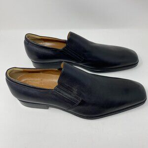 NEW moreschi leather slip on shoes